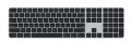 Apple Klawiatura Magic Keyboard z Touch ID i polem numerycznym dla modeli Maca z czipem Apple - angielski (USA) - czarne klawisze
