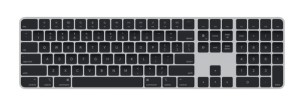 Klawiatura Magic Keyboard z Touch ID i polem numerycznym dla modeli Maca z czipem Apple - angielski (USA) - czarne klawisze