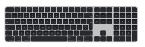 Apple Klawiatura Magic Keyboard z Touch ID i polem numerycznym dla modeli Maca z czipem Apple - angielski (międzynarodowy) - czarne klawisze