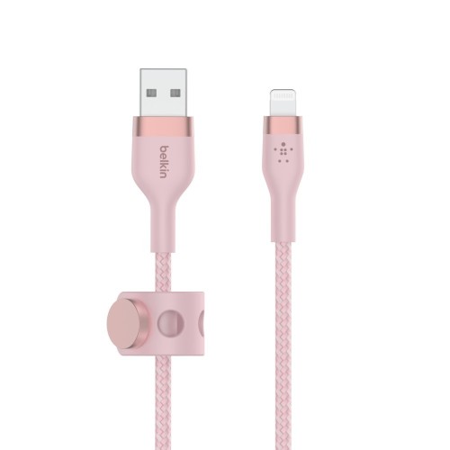 Belkin Kabel BoostCharge USB-A do Lightning silikonowy 2m, różowy