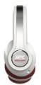 MTX Słuchawki Hi-Fi iX1 White - z redukcją szumów i bogatym basem, pilot do Apple, Białe