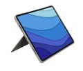 Logitech Etui z klawiaturą Combo Touch iPad Pro 12,9 cala 5 generacji piaskowy UK