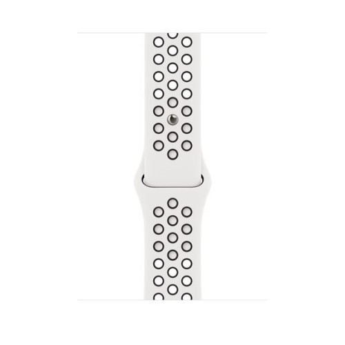 Apple Pasek sportowy Nike w kolorze Summit White/czarnym do koperty 45 mm
