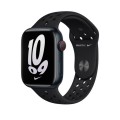 Apple Pasek sportowy Nike w kolorze czarnym/czarnym do koperty 45 mm