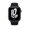 Apple Pasek sportowy Nike w kolorze czarnym/czarnym do koperty 45 mm