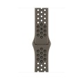 Apple Pasek sportowy Nike w kolorze Olive Grey/czarnym do koperty 45 mm
