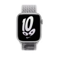 Apple Opaska sportowa Nike w kolorze Summit White/czarnym do koperty 45 mm