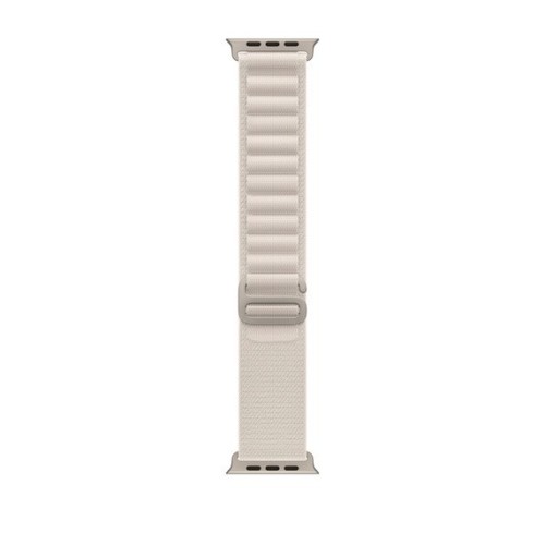 Apple Opaska Alpine w kolorze księżycowej poświaty do koperty 49 mm - rozmiar L