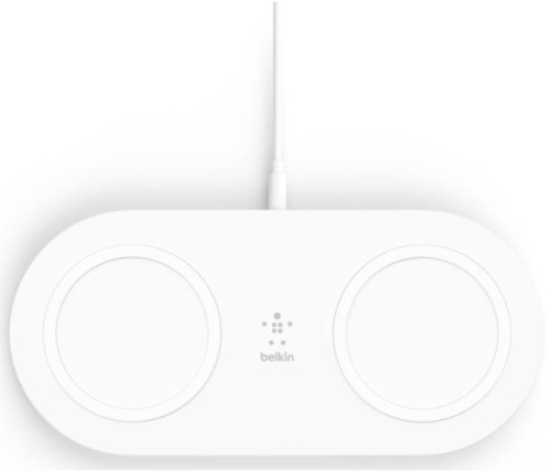 Belkin Ładowarka bezprzewodowa 2 x 15W biała