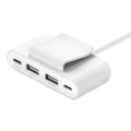 Belkin Ładowarka 4-portowa 2xUSB-C, 2xUSB-A 30W, biała
