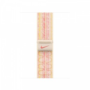 Apple Opaska sportowa Nike w kolorze księżycowej poświaty/różowym do koperty 41 mm