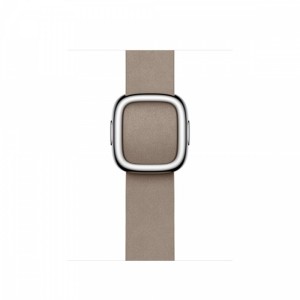 Apple Pasek w kolorze beżu z klamrą nowoczesną do koperty 41 mm - rozmiar M
