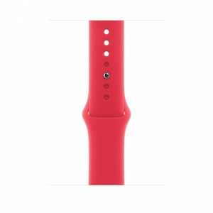 Apple Pasek sportowy z edycji (PRODUCT)RED do koperty 45 mm - rozmiar S/M