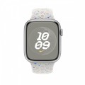 Apple Pasek sportowy Nike w kolorze czystej platyny do koperty 45 mm - M/L