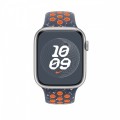 Apple Pasek sportowy Nike w kolorze błękitnego płomienia do koperty 45 mm - S/M