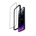 CRONG Szkło ochronne Anti-Bacterial 3D Armour Glass iPhone 14 Pro Max z ramką instalacyjną