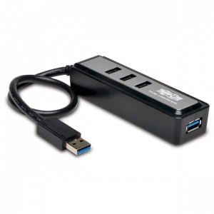 Eaton Przenośny koncentrator USB 3.0 SuperSpeed z 4 portami U360-004-MINI
