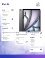 Apple iPad Air 13 cali WiFi 256GB Szary