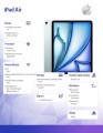 Apple iPad Air 13 cali WiFi 512GB Niebieski