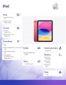 Apple iPad WiFi 11 cali 256GB Różowy