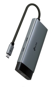 TP-LINK Hub USB Type-C  5-Port                                   SPEC: 1 × USB-C Connector,1 × HDMI 4K 60Hz Port,1 × USB-C PD 100W Port,2 × USBFEATURE