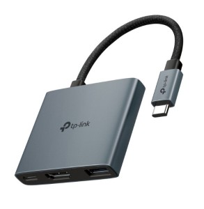 TP-LINK Hub USB Type-C  3-Port                                   SPEC: 1 × USB-C Connector,1 × HDMI 4K 60Hz Port,1 × USB-C PD 100W Port,1 × USBFEATURE
