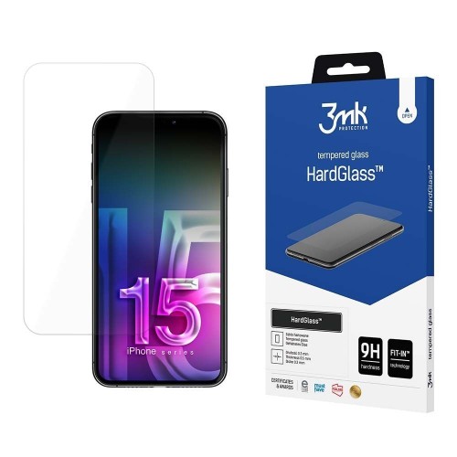 3MK HardGlass iPhone 15 6,1" szkło hartowane 9H