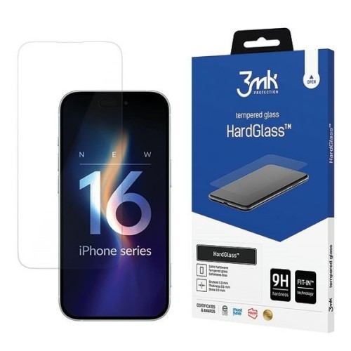 3MK HardGlass iPhone 16 6,1"szkło hartowane 9H