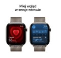 Apple Watch Series 11 GPS + Cellular koperta 42 mm z tytanu w kolorze naturalnym, bransoleta mediolańska w kolorze naturalnym