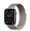 Apple Watch Series 11 GPS + Cellular koperta 46 mm z tytanu w kolorze naturalnym, bransoleta mediolańska w kolorze naturalnym - rozmiar M/L