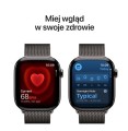 Apple Watch Series 11 GPS + Cellular koperta 46 mm z tytanu w kolorze łupku, bransoleta mediolańska w kolorze łupku M/L