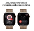 Apple Watch Series 11 GPS + Cellular, koperta 46 mm z tytanu w kolorze złotym, bransoleta mediolańska w kolorze złotym S/M