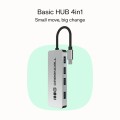 Green Cell HUB USB-C Basic USB-C do 4x USB-A 3.0
