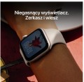 Apple Watch SE 3 GPS+Cellular koperta 44 mm z aluminium w kolorze księżycowej poświaty, pasek sportowy w kolorze księżycowej poświaty - rozmiar M/L