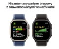 Apple Watch Ultra 3 GPS + Cellular koperta 49 mm z tytanu w kolorze czarnym, opaska Trail w kolorze czarnym/węgla drzewnego - rozmiar S/M