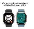 Apple Watch Ultra 3 GPS + Cellular koperta 49 mm z tytanu w kolorze czarnym, opaska Trail w kolorze czarnym/węgla drzewnego - rozmiar S/M