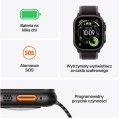 Apple Watch Ultra 3 GPS + Cellular, koperta 49 mm z tytanu w kolorze czarnym, bransoleta mediolańska z tytanu w kolorze czarnym - rozmiar L