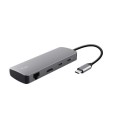 Trust Adapter DALYX 8-IN-1 Multiport