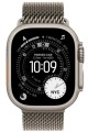 Apple Watch Ultra 3 GPS + Cellular, koperta 49 mm z tytanu w kolorze naturalnym, bransoleta mediolańska z tytanu w kolorze naturalnym - rozmiar M