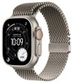 Apple Watch Ultra 3 GPS + Cellular, koperta 49 mm z tytanu w kolorze naturalnym, bransoleta mediolańska z tytanu w kolorze naturalnym - rozmiar L