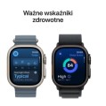 Apple Watch Ultra 3 GPS + Cellular, koperta 49 mm z tytanu w kolorze naturalnym, bransoleta mediolańska z tytanu w kolorze naturalnym - rozmiar L
