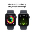 Apple Watch SE 3 GPS koperta 40 mm z aluminium w kolorze północy, pasek sportowy w kolorze północy - rozmiar S/M