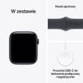 Apple Watch SE 3 GPS koperta 40 mm z aluminium w kolorze północy, pasek sportowy w kolorze północy - rozmiar S/M