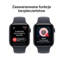 Apple Watch SE 3 GPS koperta 44 mm z aluminium w kolorze północy, pasek sportowy w kolorze północy - rozmiar M/L
