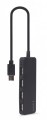 Gembird HUB USB Typ C 4 porty, czarny
