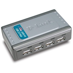 D-Link Hub USB 2.0 4port 4xA, 1xB          DUB-H4