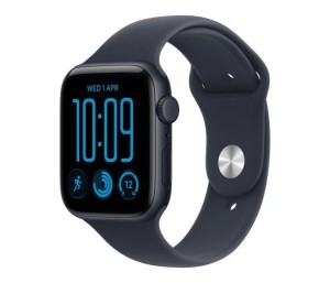 Apple Smartwatch Watch SE 3 GPS + Cellular, koperta 40mm z aluminium w kolorze północy, pasek sportowy w kolorze granatowym - rozmiar M/L