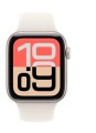 Apple Watch SE 3 GPS+Cellular koperta 44 mm z aluminium w kolorze księżycowej poświaty, pasek sportowy w kolorze księżycowej poświaty - rozmiar M/L