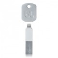 BlueLounge KII klucz ładowarka USB Lightning biała