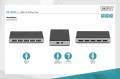 Digitus HUB/Koncentrator 10-portowy USB 2.0 HighSpeed, aktywny, Czarno-srebrny